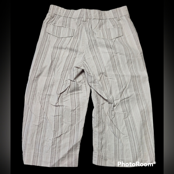 Retro Lee Striped Flowy Capris, sz 10 - Picture 2 of 5